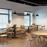 Mikado dining table - oak - oval White Cliff Studio Dining Table