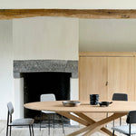 Mikado dining table - oak - oval White Cliff Studio Dining Table