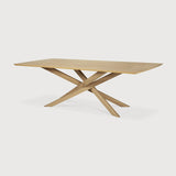 Mikado dining table - oak - rectangular White Cliff Studio Dining Table