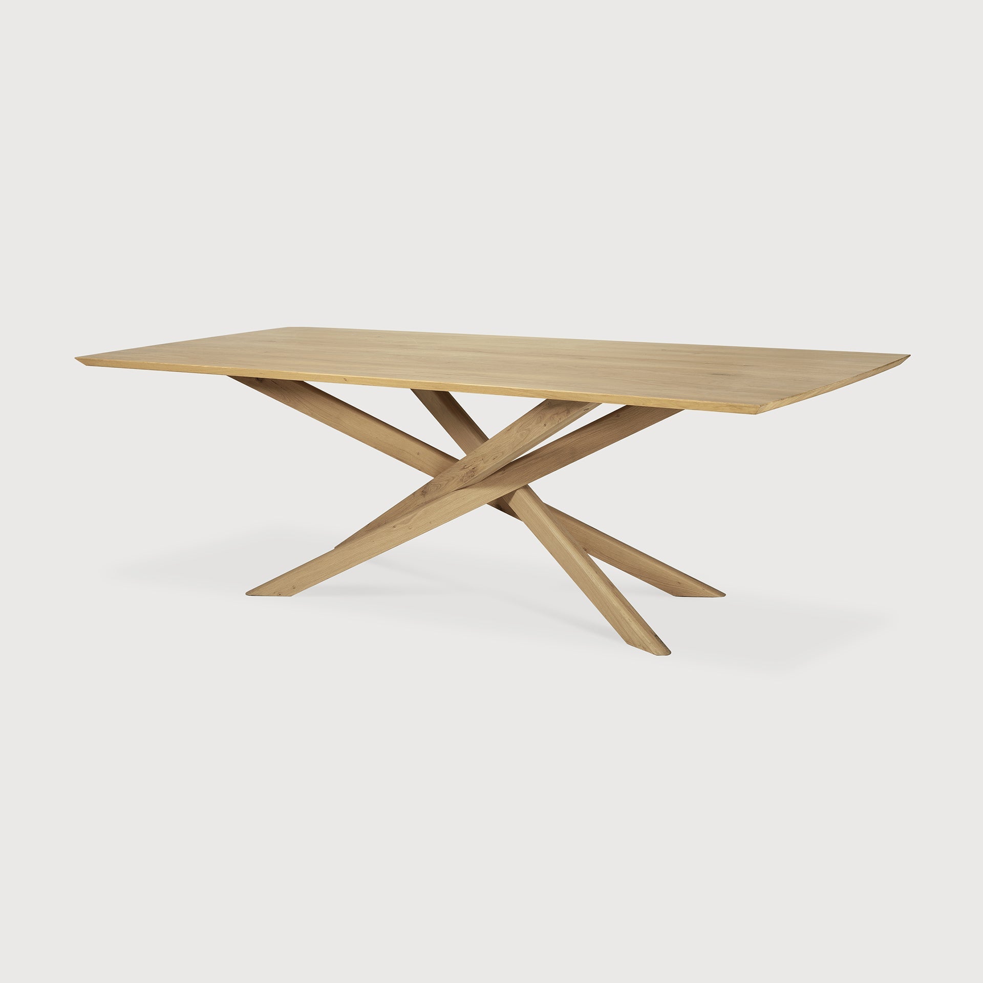 Mikado dining table - oak - rectangular White Cliff Studio Dining Table