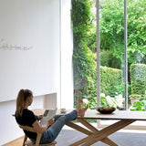 Mikado dining table - oak - rectangular White Cliff Studio Dining Table