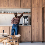 Mikado dining table - oak - round White Cliff Studio Dining Table