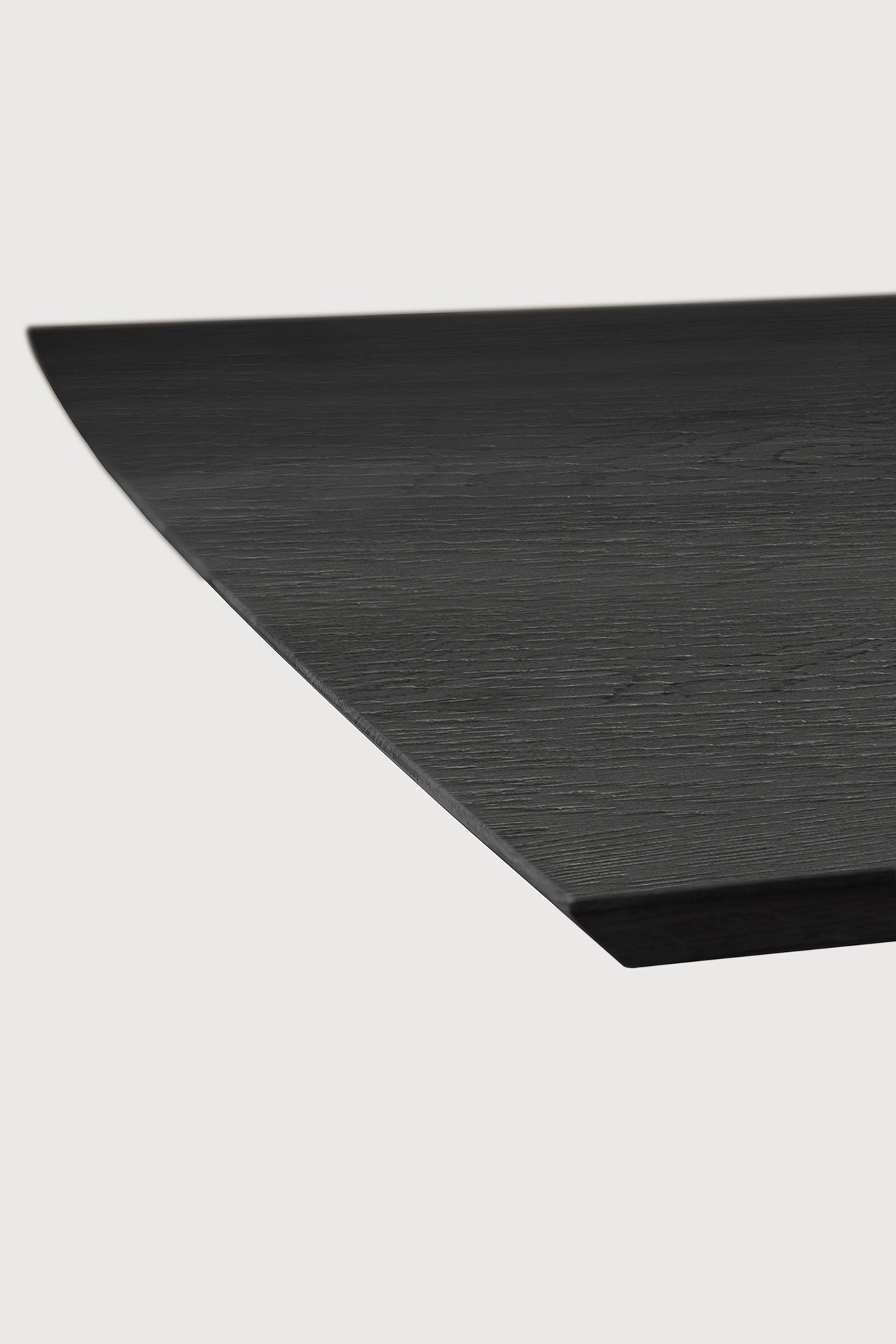 Mikado dining table - varnished oak - black - rectangular White Cliff Studio Dining Table