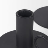 Miles Minimalist Noir Candle Holders
