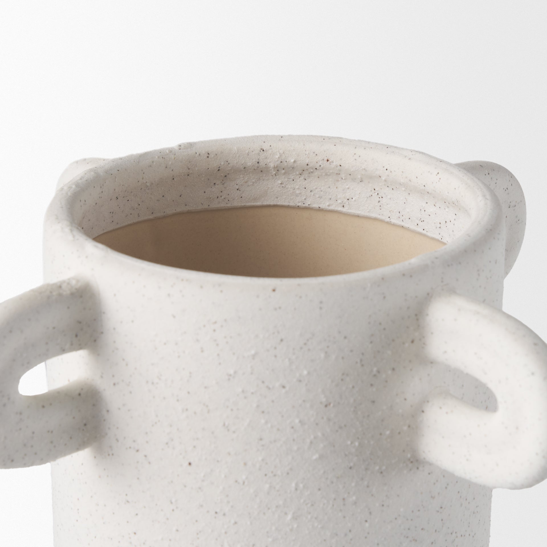 Miles Stone Vase with Handles