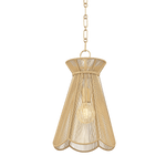 Mitzi | Aaliyah Pendant - AGED BRASS White Cliff Studio Pendant