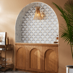 Mitzi | Aaliyah Pendant - AGED BRASS White Cliff Studio Pendant