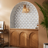 Mitzi | Aaliyah Pendant - AGED BRASS White Cliff Studio Pendant