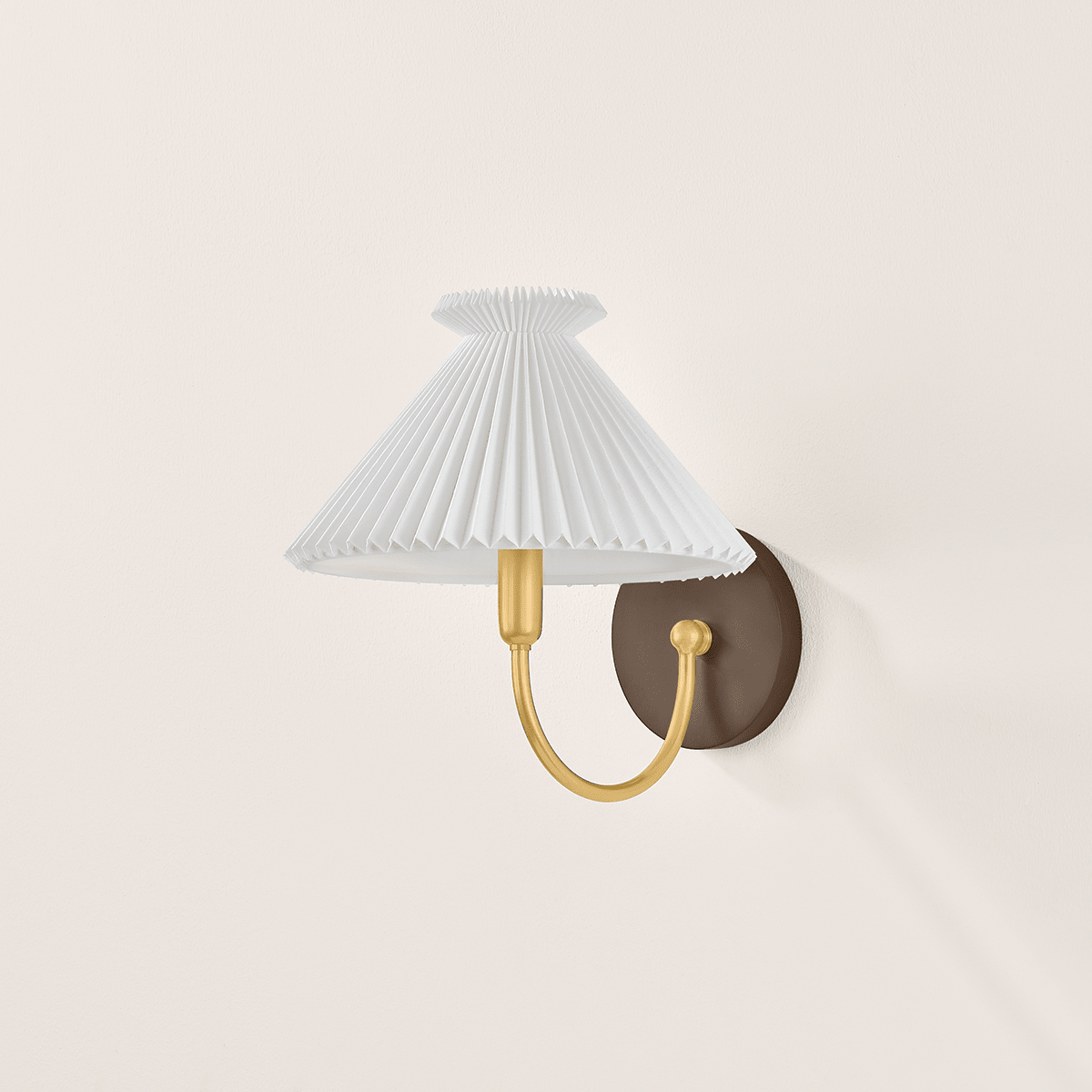 Mitzi | Acacia Wall Sconce - AGED BRASS White Cliff Studio Wall Sconce