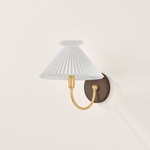 Mitzi | Acacia Wall Sconce - AGED BRASS White Cliff Studio Wall Sconce