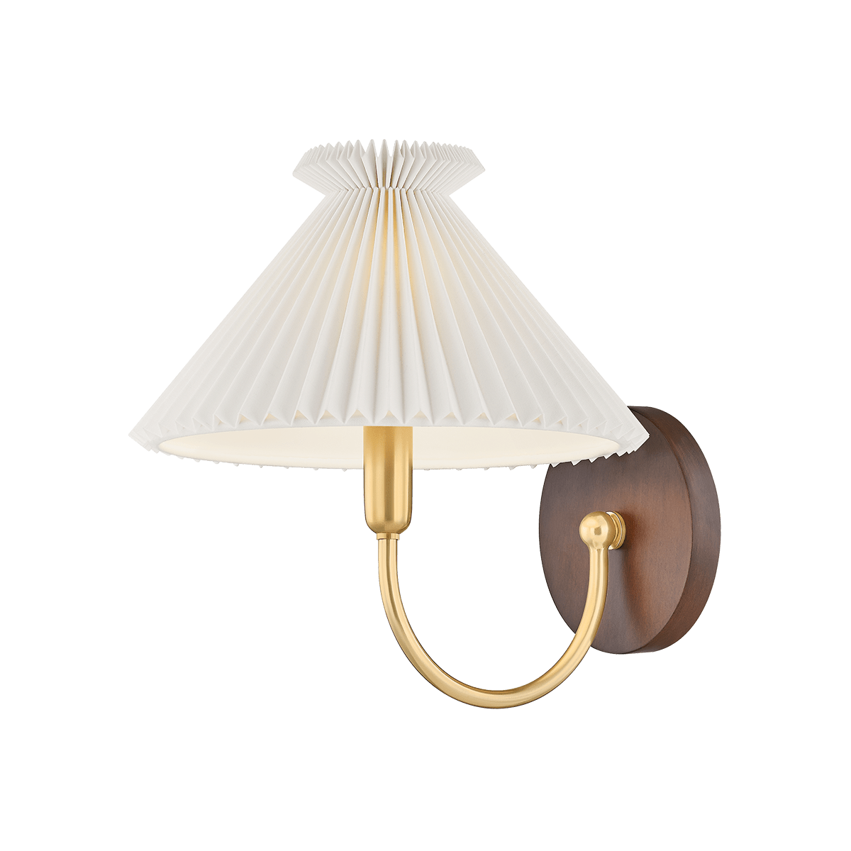 Mitzi | Acacia Wall Sconce - AGED BRASS White Cliff Studio Wall Sconce