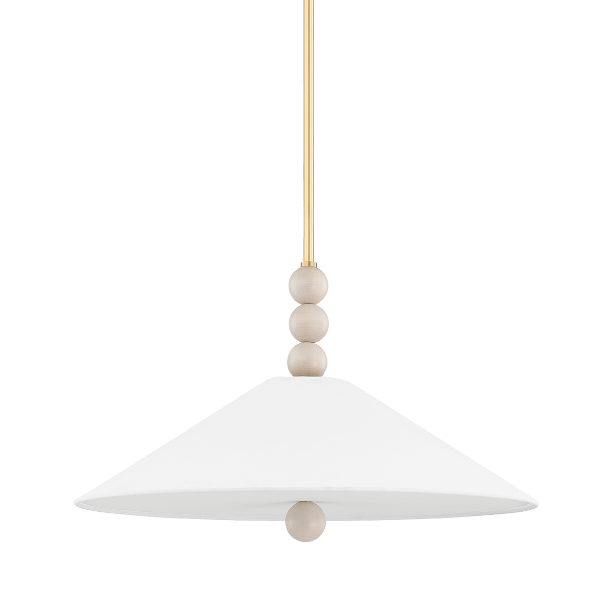 Mitzi | Alexis Pendant in Aged Brass White Cliff Studio Pendant Lighting
