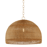 Mitzi | April Pendant in Aged Brass White Cliff Studio Pendant Lighting