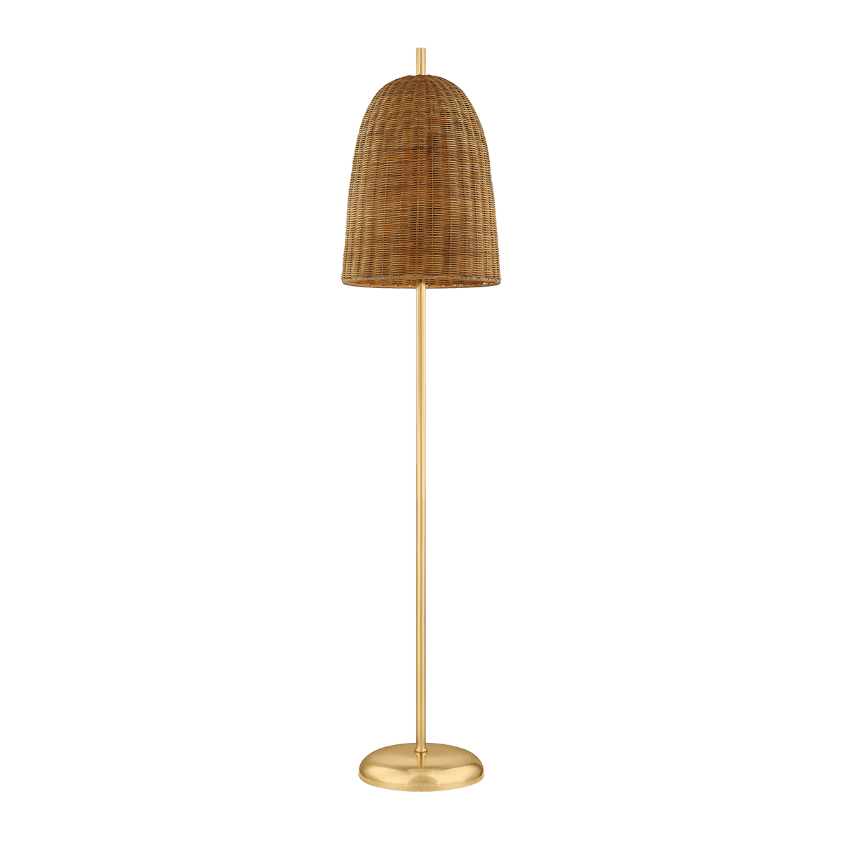 Mitzi | Beatrice Floor Lamp - AGED BRASS White Cliff Studio Floor Lamp