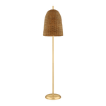 Mitzi | Beatrice Floor Lamp - AGED BRASS White Cliff Studio Floor Lamp
