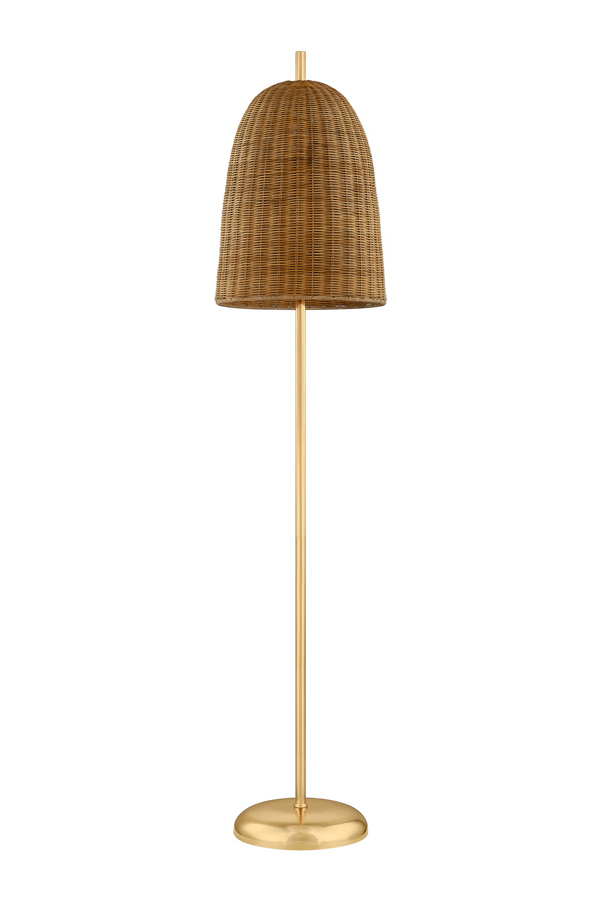 Mitzi | Beatrice Floor Lamp - AGED BRASS White Cliff Studio Floor Lamps