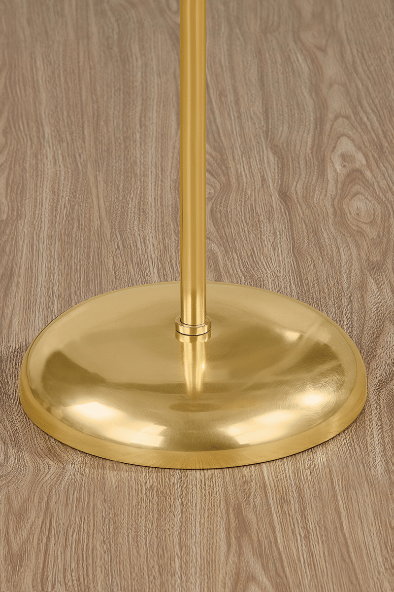Mitzi | Beatrice Floor Lamp - AGED BRASS White Cliff Studio Floor Lamps