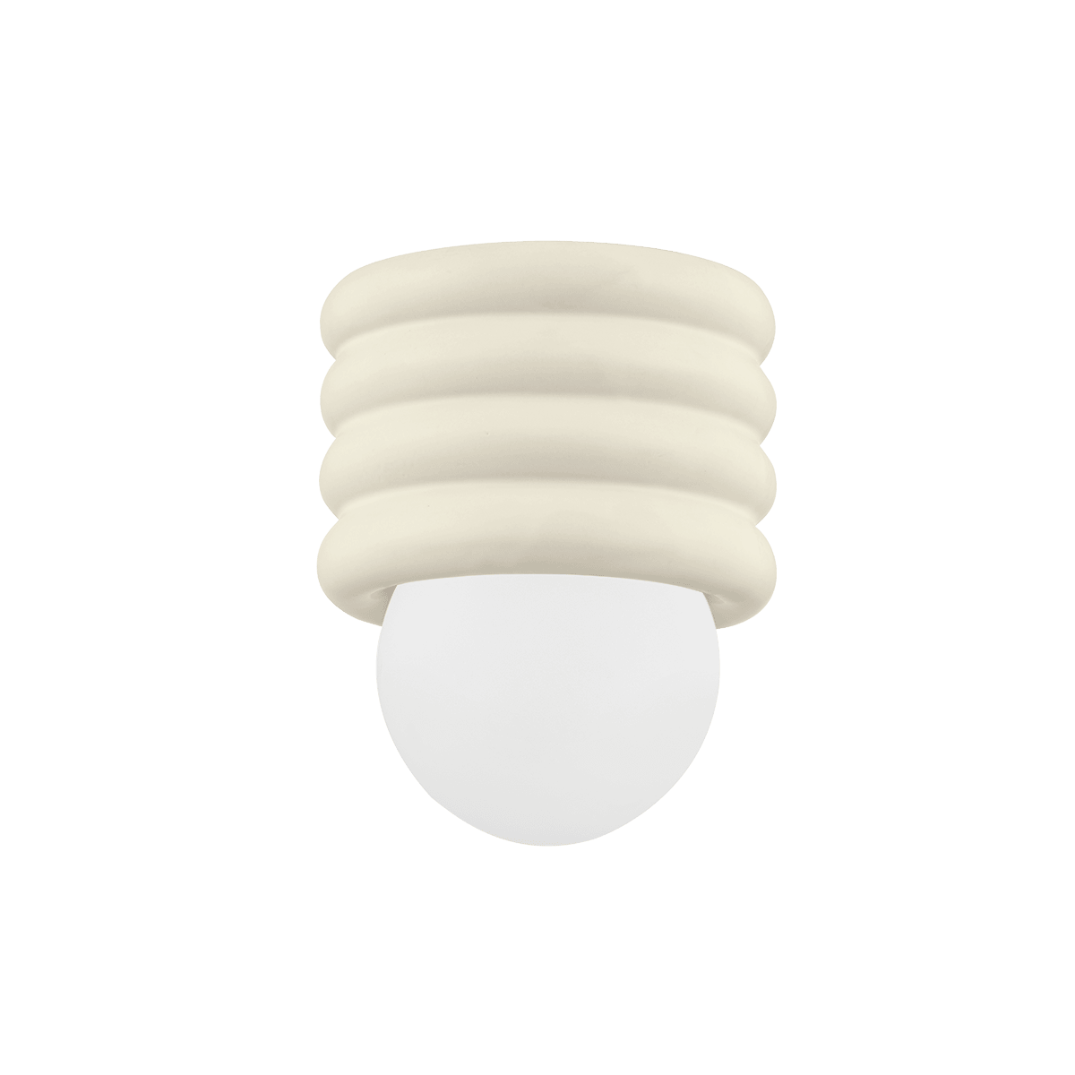 Mitzi | Bibi Flush Mount in Aged Brass White Cliff Studio Flush Mount Lights
