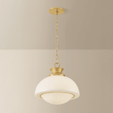 Mitzi | Celine Pendant - AGED BRASS White Cliff Studio Pendant
