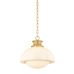 Mitzi | Celine Pendant - AGED BRASS White Cliff Studio Pendant