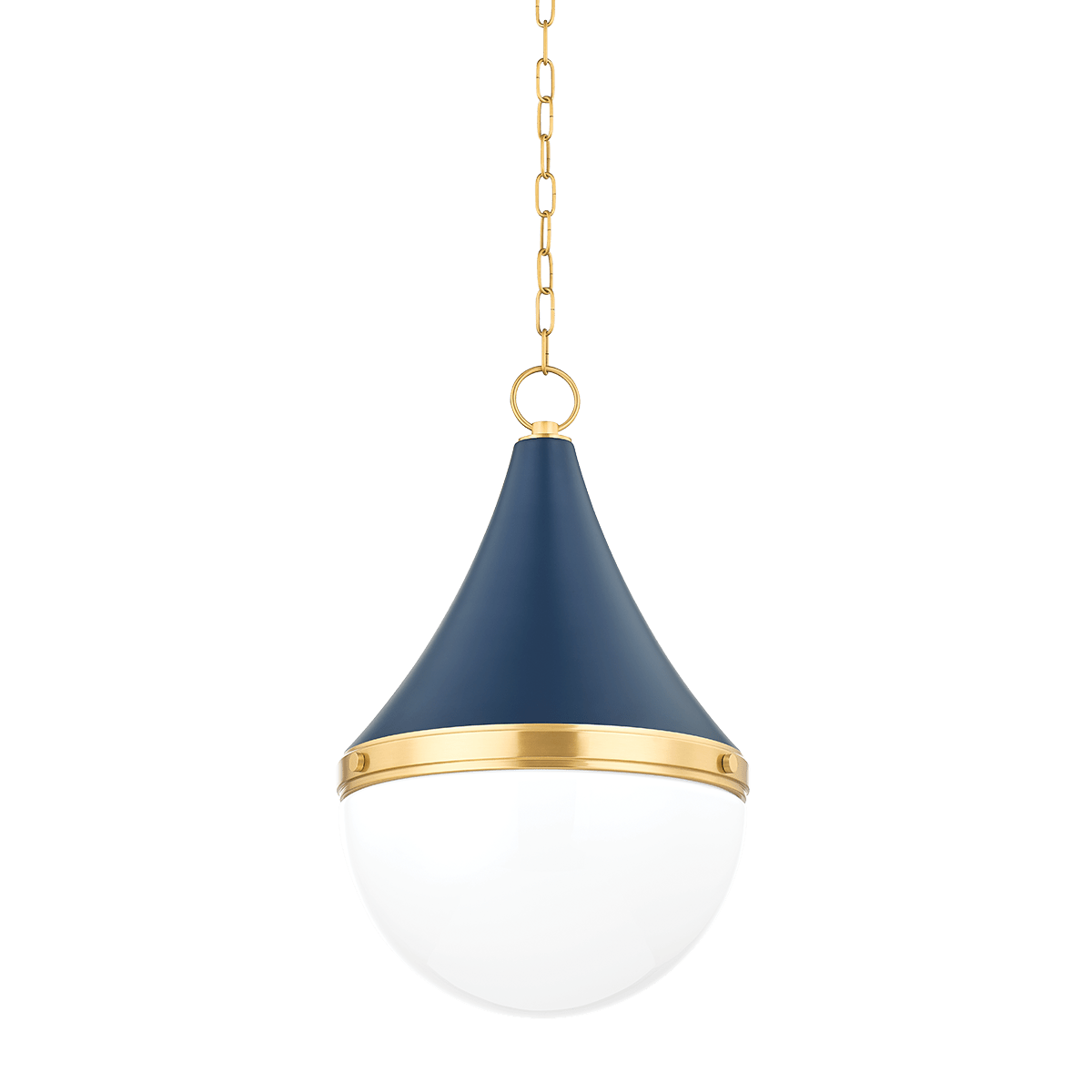 Mitzi | Ciara Pendant in Aged Brass, H787701L-AGB/SNY White Cliff Studio Pendant Lighting