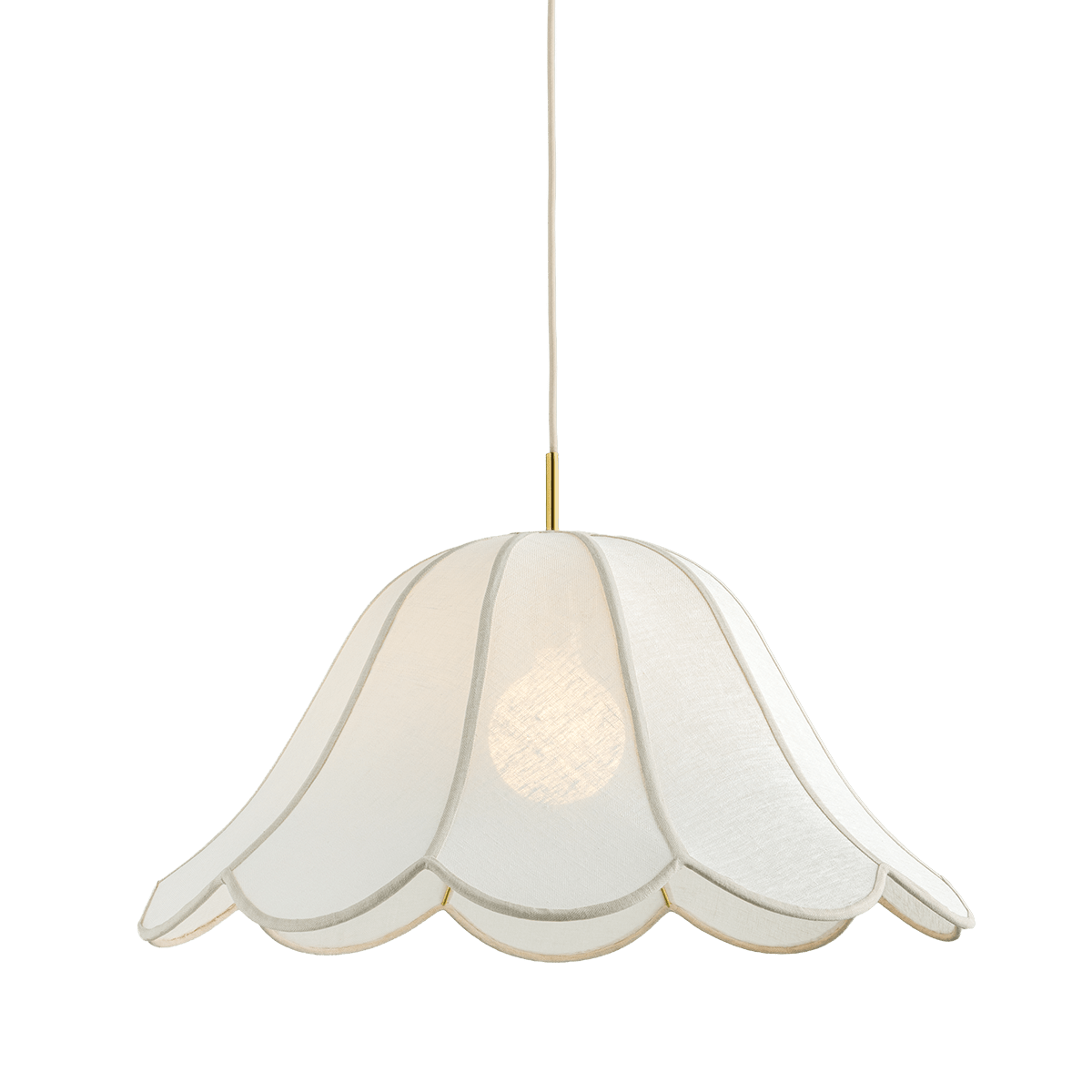 Mitzi | Dara Pendant - AGED BRASS White Cliff Studio Pendant