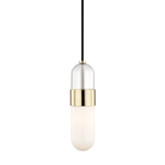 Mitzi | Emilia Pendant in Polished Brass White Cliff Studio Pendant Lighting