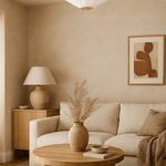 Mitzi | Jane Scalloped Semi Flush Light White Cliff Studio Flush Mount Lights