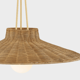 Mitzi | Laudine Pendant - AGED BRASS White Cliff Studio Pendant