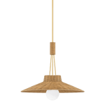 Mitzi | Laudine Pendant - AGED BRASS White Cliff Studio Pendant