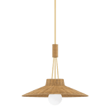 Mitzi | Laudine Pendant - AGED BRASS White Cliff Studio Pendant