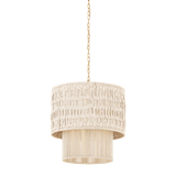 Mitzi | Lisbeta Chandelier in Aged Brass White Cliff Studio Chandelier