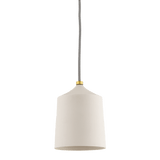 Mitzi | Megan Pendant in Aged Brass White Cliff Studio Pendant Lighting