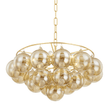 Mitzi | Mimi Chandelier in Aged Brass, H711806-AGB White Cliff Studio Chandelier