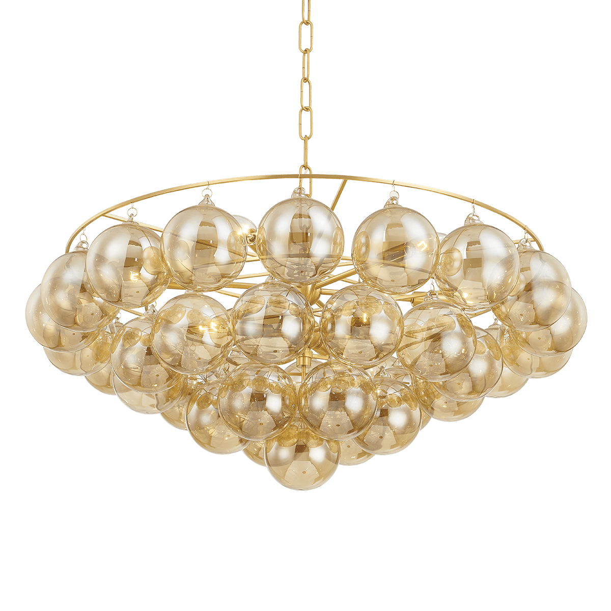 Mitzi | Mimi Chandelier in Aged Brass, H711809-AGB White Cliff Studio Chandelier