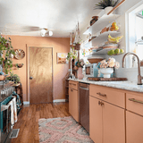 Mitzi | Paige Semi Flush - AGED BRASS White Cliff Studio Semi Flush