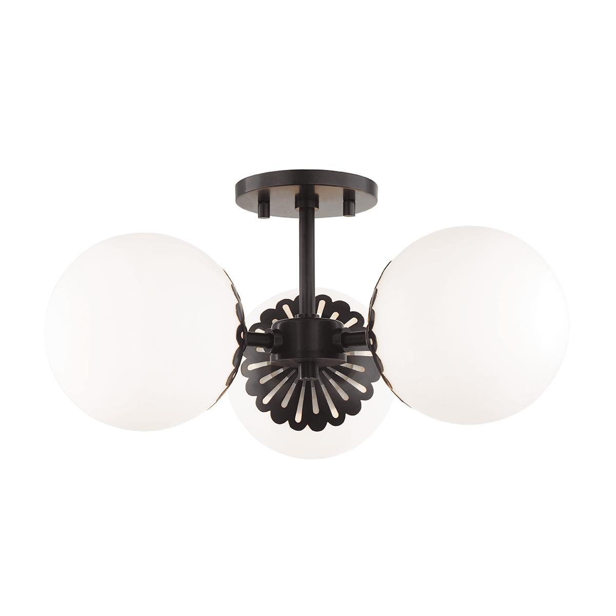 Mitzi | Paige Semi Flush - OLD BRONZE White Cliff Studio Semi Flush