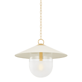 Mitzi | Ressi Pendant in Aged Brass White Cliff Studio Pendant Lighting