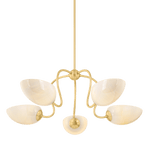 Mitzi | Reva Chandelier - AGED BRASS White Cliff Studio Chandelier