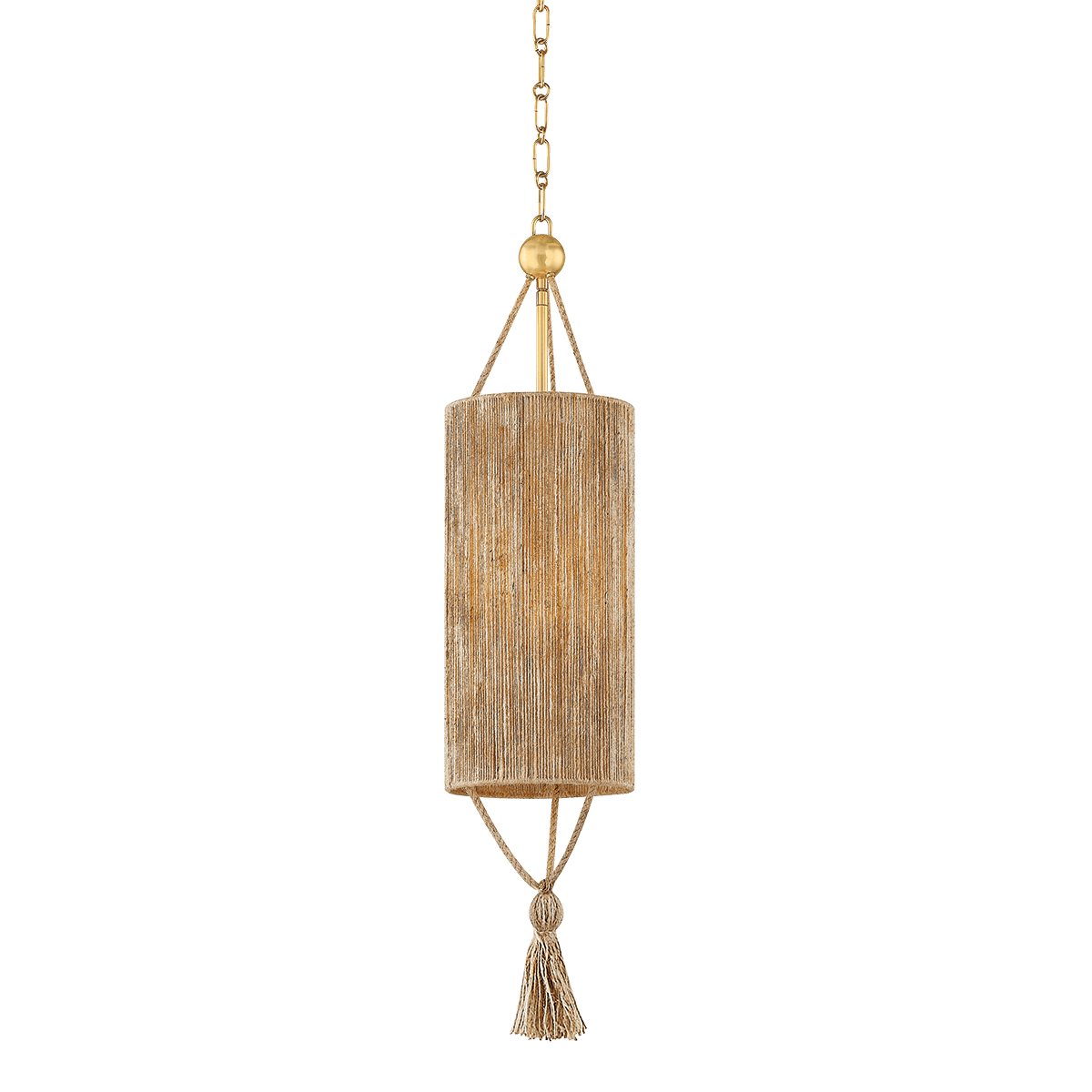 Mitzi | Reyn Pendant in Aged Brass, Large White Cliff Studio Pendant Lighting