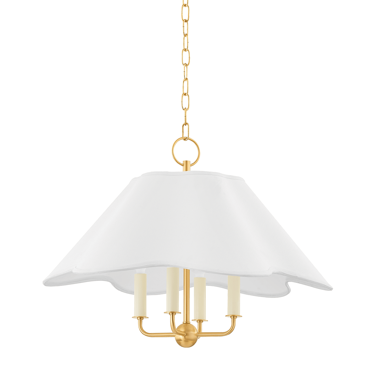 Mitzi | Rosanna Pendant in Aged Brass White Cliff Studio Pendant Lighting