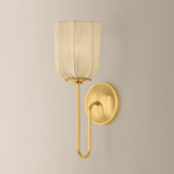 Mitzi | Samantha Wall Sconce - AGED BRASS White Cliff Studio Wall Sconce