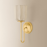 Mitzi | Samantha Wall Sconce - AGED BRASS White Cliff Studio Wall Sconce