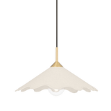Mitzi | Sodsai Pendant in Aged Brass White Cliff Studio Pendant Lighting