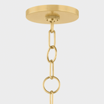 Mitzi | Solie Pendant - AGED BRASS White Cliff Studio Pendant