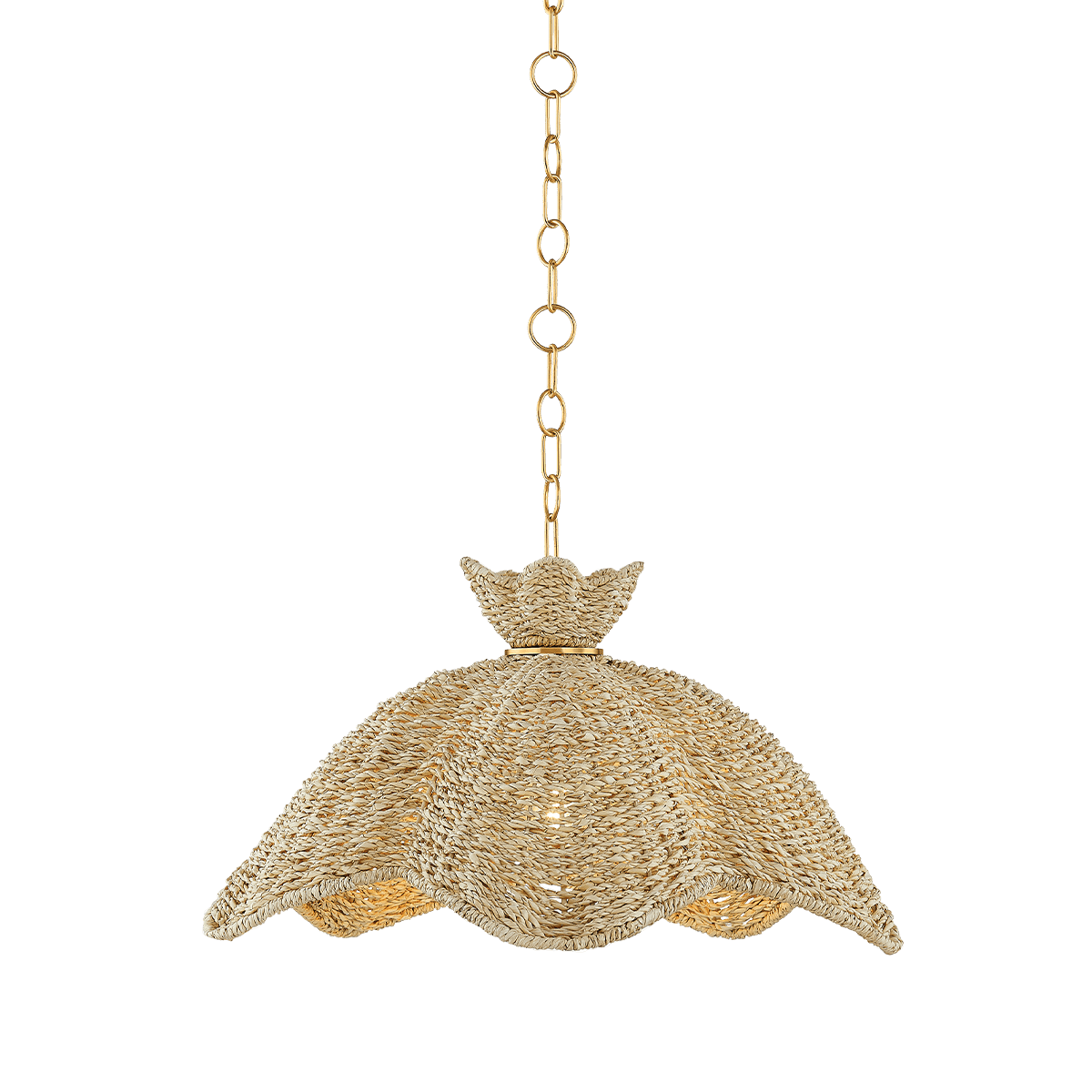 Mitzi | Solie Pendant in Aged Brass White Cliff Studio Pendant Lighting