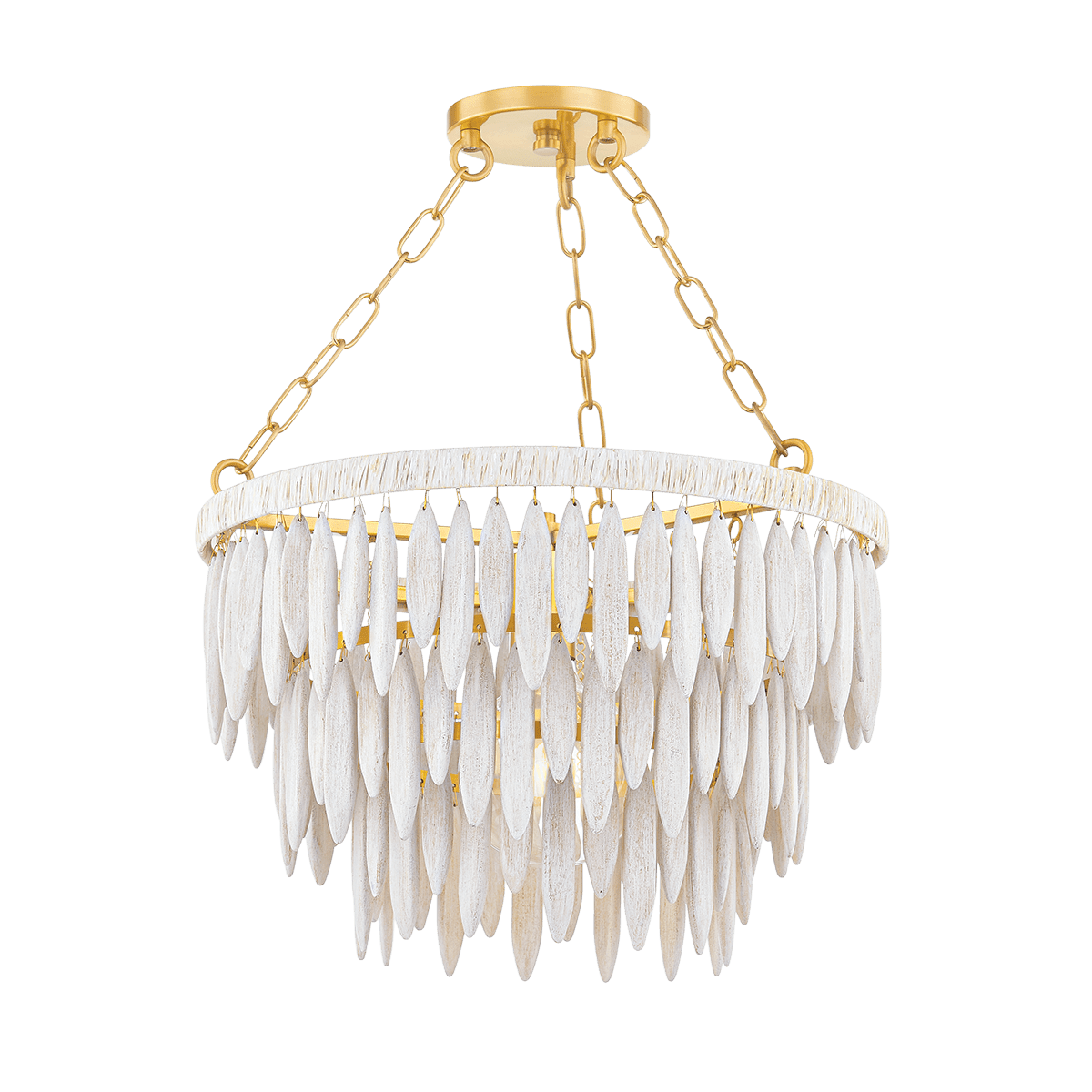 Mitzi | Tiffany Pendant in Aged Brass White Cliff Studio Pendant Lighting