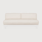 Monocle outdoor modular sofa 2 seater cushion set - White fabric White Cliff Studio Outdoor Sofa