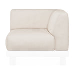 Monocle outdoor modular sofa cushion set - White fabric White Cliff Studio Outdoor Sofa