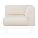 Monocle outdoor modular sofa cushion set - White fabric White Cliff Studio Outdoor Sofa